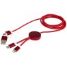 Cable 5 en 1 de aluminio y plástico reciclado de 150 cm para sincronización de datos y carga rápida de 27 W Personalizado 612442 - Imagen 10