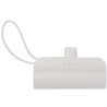 Batería externa tipo-C de plástico reciclado de 5000 mAh y 10 W con soporte abatible incorporado y cable 2 en 1 Personalizado 61 - Imagen 3