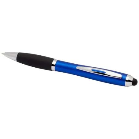 Bolígrafo de Plástico Reciclado RCS Giratorio con Stylus Tinta Negra Personalizado | Goodie