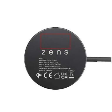 Cargador inalámbrico de 15 W Zens Pro 1 Personalizado 6120824