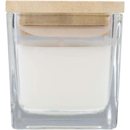 Vela Perfumada Tarro de Vidrio y Bambú Personalizada 6126354