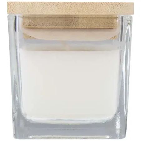 Vela Perfumada Tarro de Vidrio y Bambú Personalizada 6126354