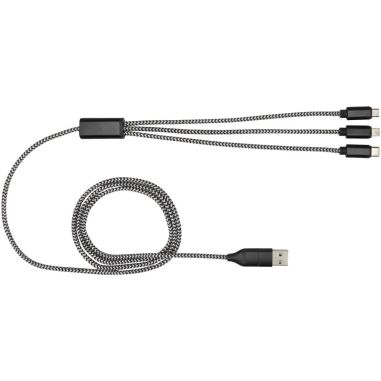 Cable de Carga 5 en 1 Aluminio Reciclado Personalizado 6124492