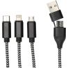 Cable de carga 5 en 1 de aluminio reciclado y RPET de Personalizada 6124492 - Imagen 5