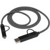Cable de carga magnético 5 en 1 SMART de 65 W y 100 cm con certificación RCS Personalizada 6124495 - Imagen 1