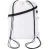 Bolsa con cordón Oriole de RPET con bolsillo frontal con cremallera, 5 l Personalizada 6130145 - Imagen 4