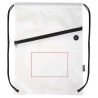 Bolsa con cordón Oriole de RPET con bolsillo frontal con cremallera, 5 l Personalizada 6130145 - Imagen 5