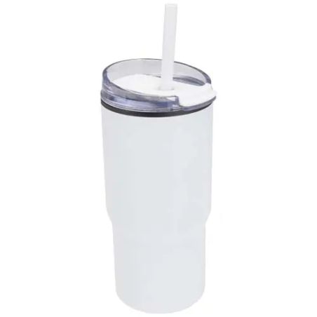 Vaso Térmico Reciclado Westin de 540 ml con Pajita Personalizado