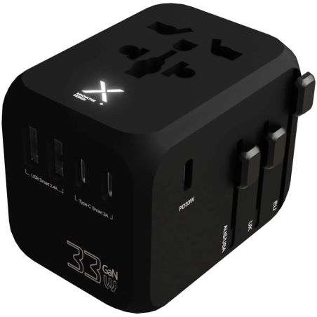 Adaptador Universal de Viaje SCX.design T16 Personalizado