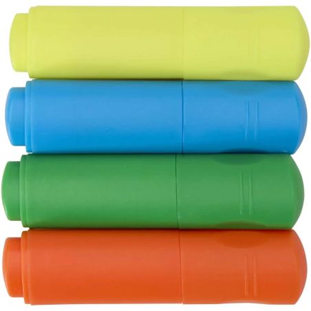 Set Rotuladores Fluorescentes Plástico Reciclado Personalizado 6106470