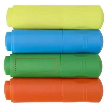 Set Rotuladores Fluorescentes Plástico Reciclado Personalizado 6106470