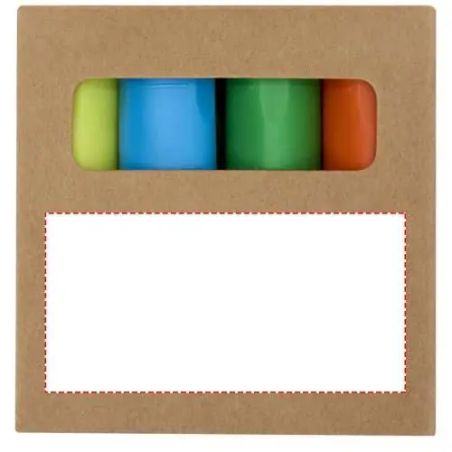 Set Rotuladores Fluorescentes Plástico Reciclado Personalizado 6106470