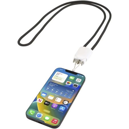 Cable de Carga con Cordón Ion 65W 5 en 1 Personalizado