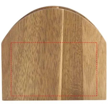 Servilletero de Madera de Acacia Personalizado