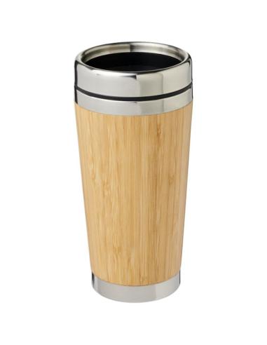 Vaso de 450 ml con exterior de bambú "Bambus"