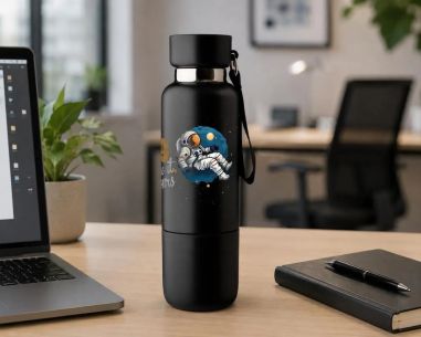 Botella Termo con Vaso Incorporado Personalizada | Goodie
