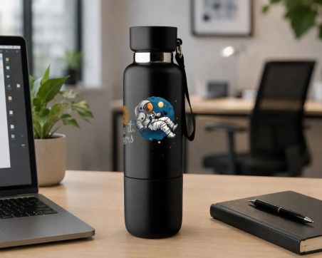 Botella Termo con Vaso Incorporado Personalizada | Goodie