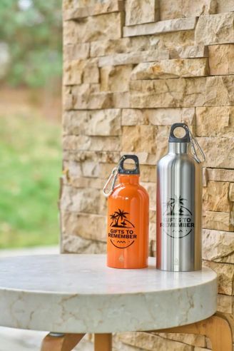 Botella de Acero Inoxidable Reciclado 400ml con Grabado Personalizada | Goodie