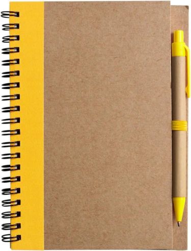 Cuaderno Stella | Cartón reciclado | Rayado | Personalizado | Goodie