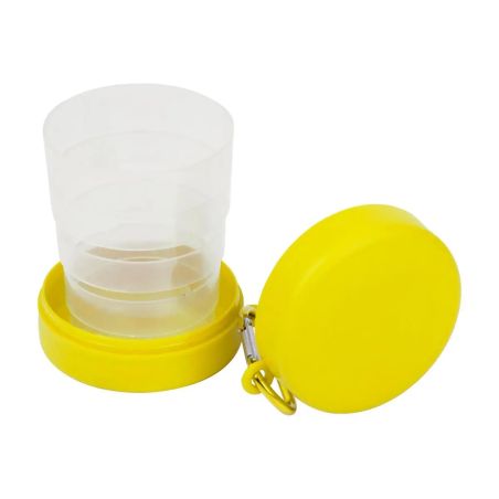Vaso Plegable con Compartimento para Pastillas | Goodie