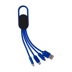 Set de Cables de Nailon 4 en 1 con Mosquetón Personalizado | Goodie