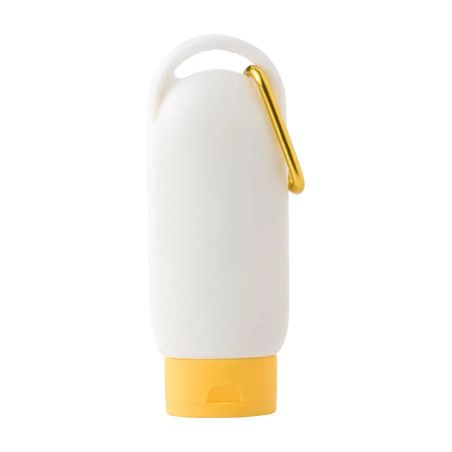 Loción Solar SPF 30 Personalizada | Bote con Mosquetón | Goodie