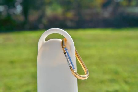 Loción Solar SPF 30 Personalizada | Bote con Mosquetón | Goodie