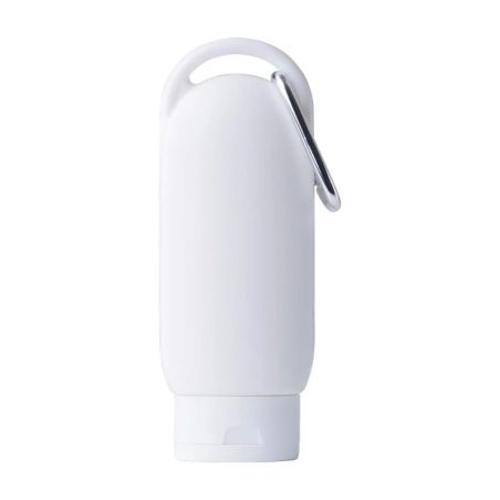 Loción Solar SPF 30 Personalizada | Bote con Mosquetón | Goodie