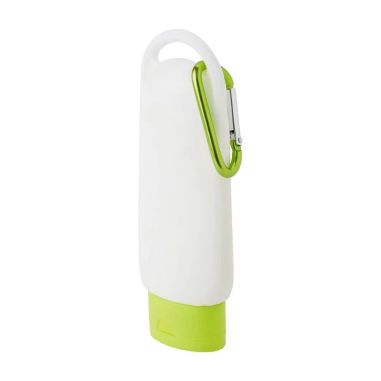 Loción Solar SPF 30 Personalizada | Bote con Mosquetón | Goodie