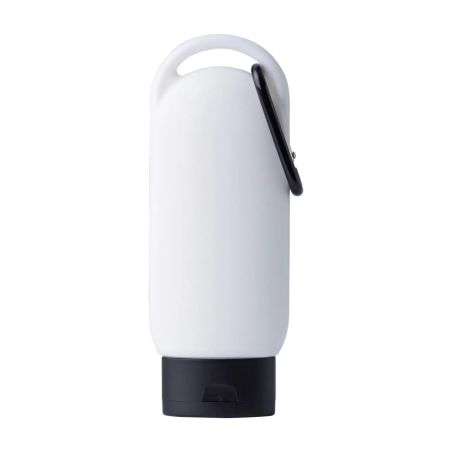 Loción Solar SPF 30 Personalizada | Bote con Mosquetón | Goodie
