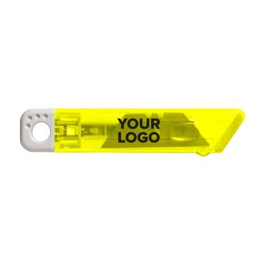Cúter transparente con seguridad personalizado | Goodie
