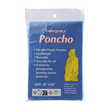 Poncho de PE transparente personalizado | Goodie