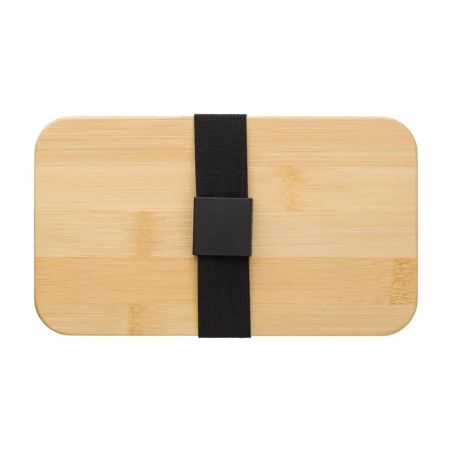 Fiambrera de PP con Tapa de Bambú Personalizada | Goodie