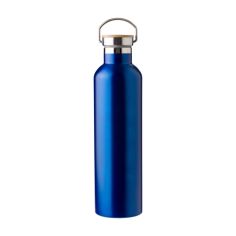 Botella termo acero inox 1L tapón bambú | Goodie