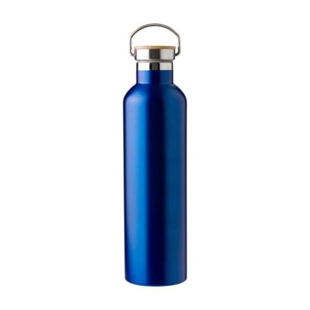 Botella termo acero inox 1L tapón bambú | Goodie