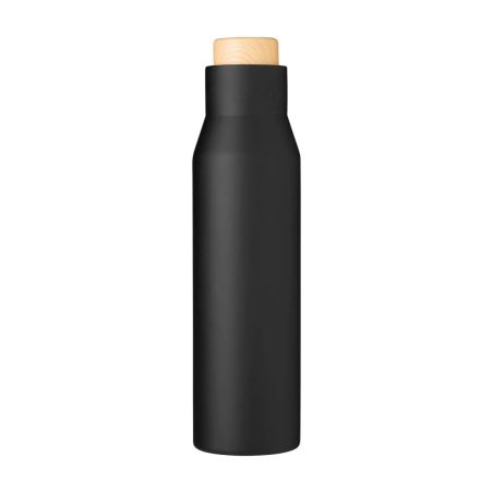 Botella Termo con Tapón Símil Bambú Personalizada | Goodie