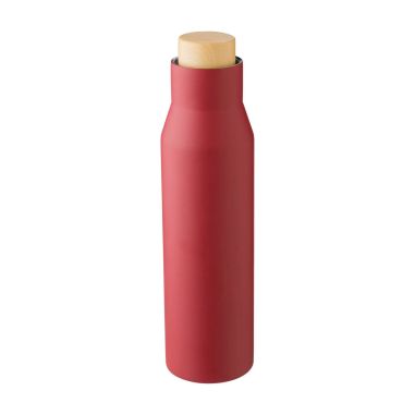 Botella Termo con Tapón Símil Bambú Personalizada | Goodie