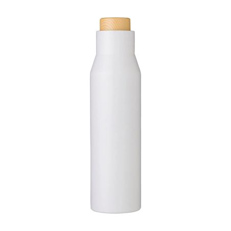 Botella Termo con Tapón Símil Bambú Personalizada | Goodie