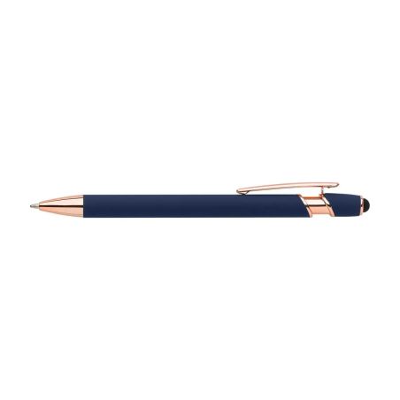 Bolígrafo aluminio oro rosa puntero táctil | Goodie