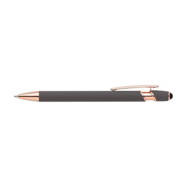 Bolígrafo aluminio oro rosa puntero táctil | Goodie