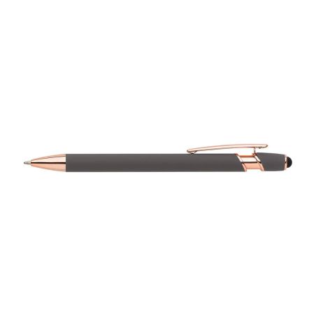 Bolígrafo aluminio oro rosa puntero táctil | Goodie