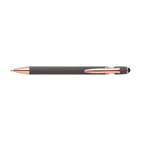 Bolígrafo aluminio oro rosa puntero táctil | Goodie