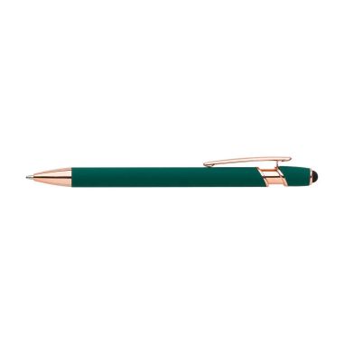 Bolígrafo aluminio oro rosa puntero táctil | Goodie