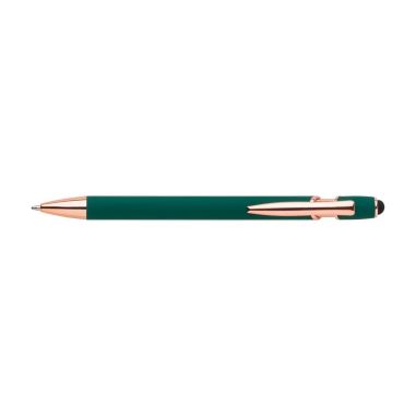 Bolígrafo aluminio oro rosa puntero táctil | Goodie