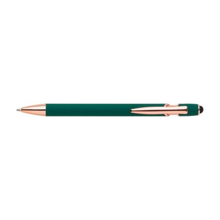Bolígrafo aluminio oro rosa puntero táctil | Goodie