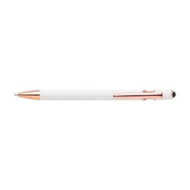 Bolígrafo aluminio oro rosa puntero táctil | Goodie