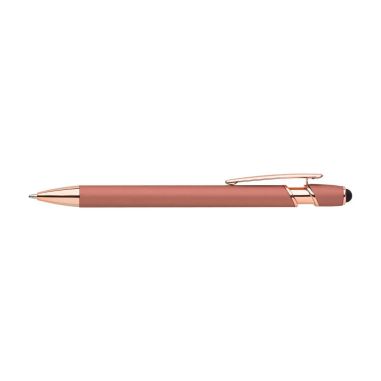 Bolígrafo aluminio oro rosa puntero táctil | Goodie