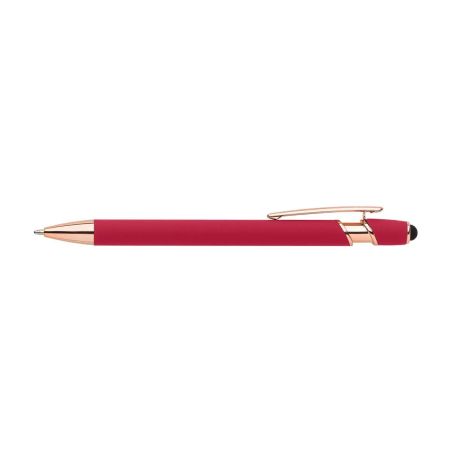 Bolígrafo aluminio oro rosa puntero táctil | Goodie