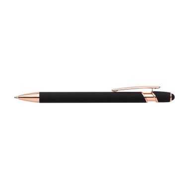 Bolígrafo aluminio oro rosa puntero táctil | Goodie