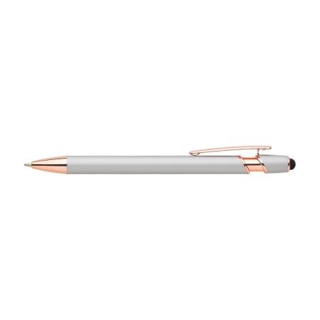 Bolígrafo aluminio oro rosa puntero táctil | Goodie